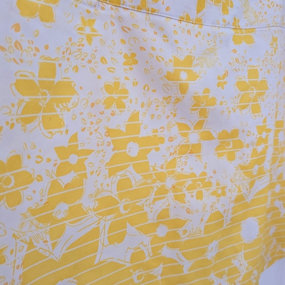 Adidas ClimaCool Yellow Floral Tennis Golf Skort – Size 10 #63 - Picture 3 of 7